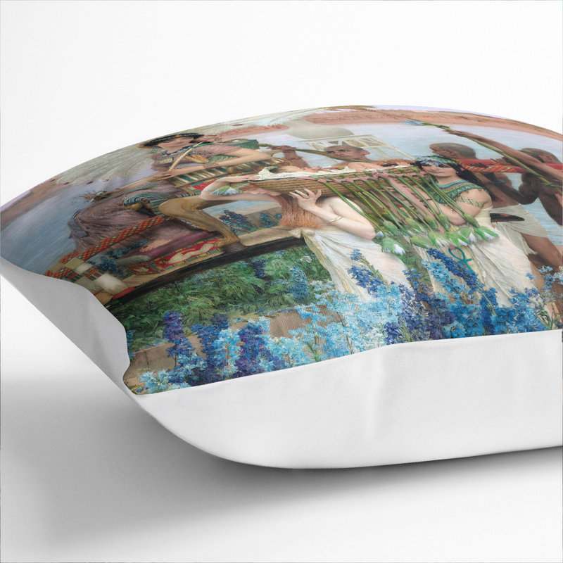 The Finding of Moses Scatter Cushion, 40cm H x 40cm W x 15cm D, White