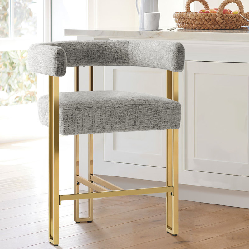 Tabouret de comptoir 25 po, Gris