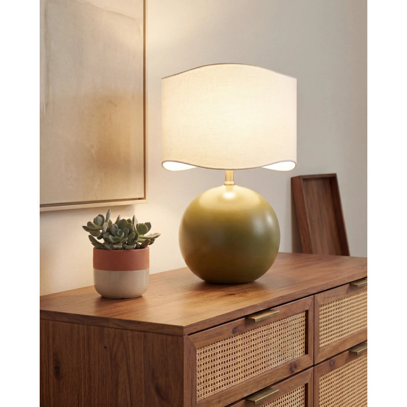 Marisely Table Lamp, Olive