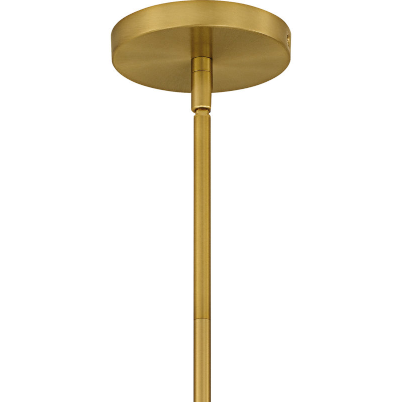 Luminaire suspendu en or brossé 3 lumières Portia