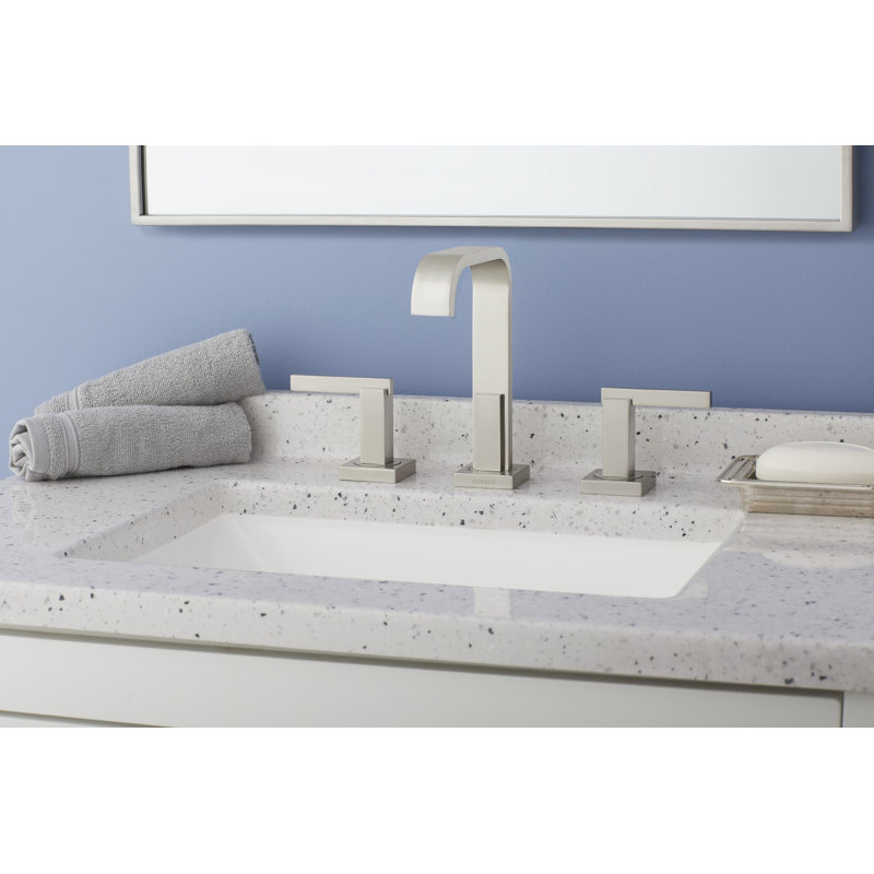 Sirius Trim Line Widespread Bathroom Faucet, Brushed Nickel