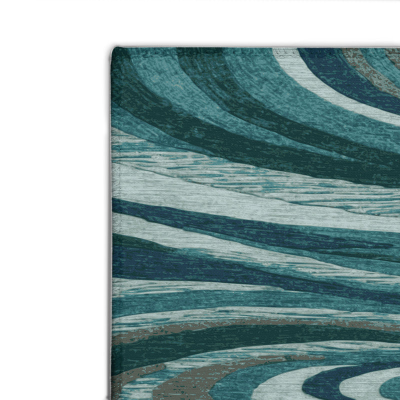 Tapis intérieur et extérieur bleu Nature, Rectangulaire 2 pi x 3 pi