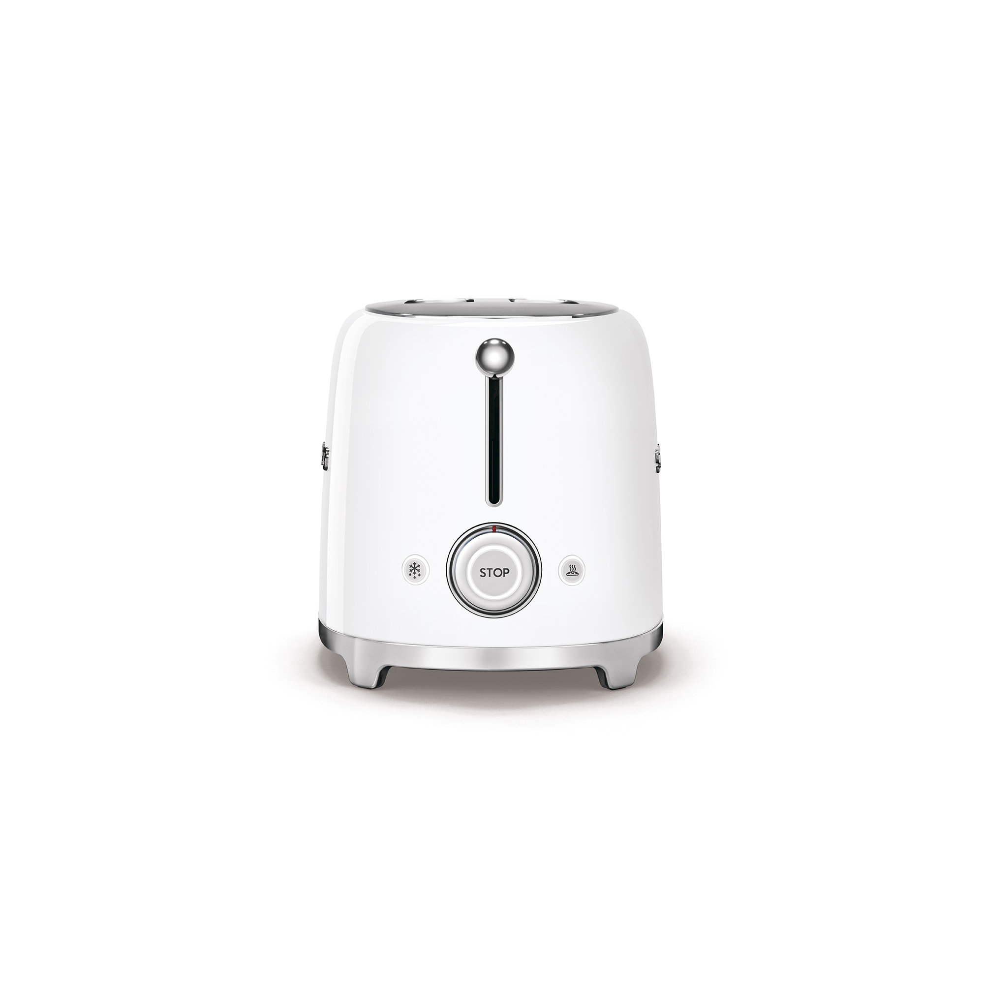 SMEG 50's Retro Style 2 Slice Toaster, White
