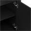 Meuble-lavabo 31 po avec lavabo, armoire de salle de bain avec portes à fermeture en douceur et tablette réglable, conception à profil courbé, pieds en bois d'hévéa, noir-498509855