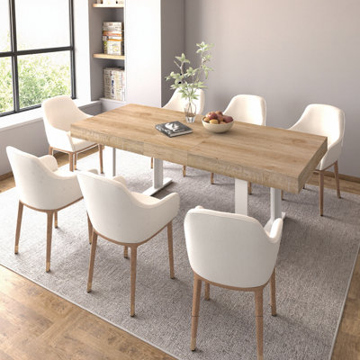 Table de salle à manger extensible KELVIO Farmhouse