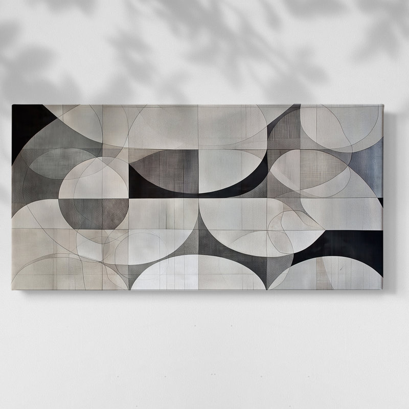 Abstract Series 1 #XIX-Gallery Wrapped Canvas, 20" H x 40" W