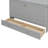 Queen Size Murphy Bed Wall Bed with drawer and a set of Sockets & USB Ports-1537222943