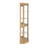 Corner Lighted Curio Cabinet Corner Glass Cabinet Lighted Curio Cabinet Corner Display Case For Living Room, Curio Cabinet, Antique Collection, Wine,Bar Glass Storage Light Included-888212307
