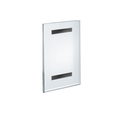 Clear Acrylic Magnet Back Sign Holder Frames 7" W x 11" H - Vertical / Portrait, 10-Pack