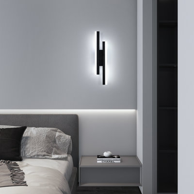 Azeriah Dimmable 2-Light  LED Flush Mounted Sconce