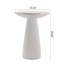 Table d'appoint moderne blanche-1622392551