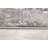 Trawick 10' Gray And Ivory Damask Shag Runner Rug-1209919112