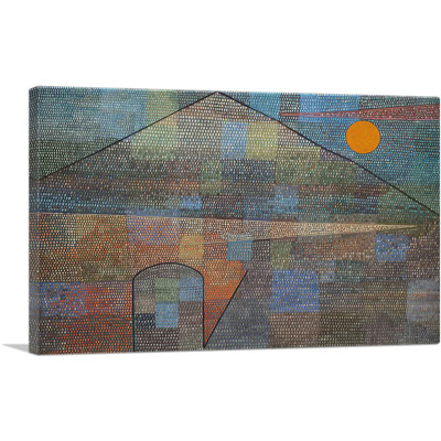 «Ad Parnassum 1932» par Paul Klee, reproduction d'art sur toile tendue