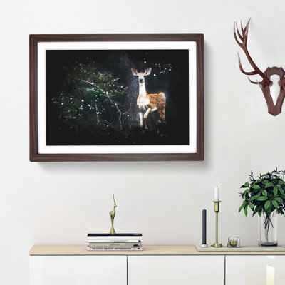 Curious Fawn - Framed Print