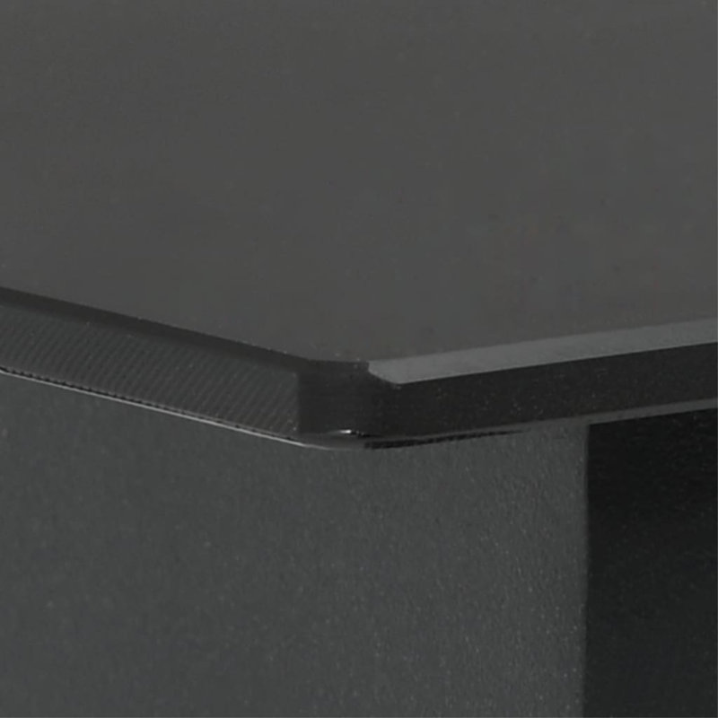 Dining Table, Gray, 35.4" W x 59.1" L x 29.1" H