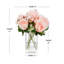 Arrangement floral rose dans un vase-656490577