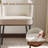 86.61" Modern Oval Cream White Dining Table Set with 8 Chairs for Kitchen, Bar, Living Room-415237163-420354125-420354122