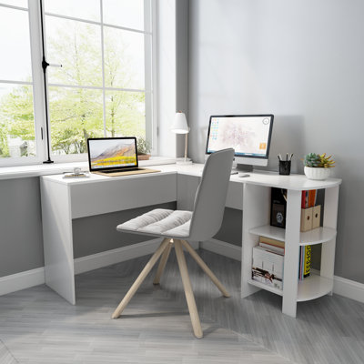 Amelius L-Shaped Writing Desk