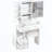 29.2" Small Space Vanity Table with LED Mirror, Stool and High Capacity Storage