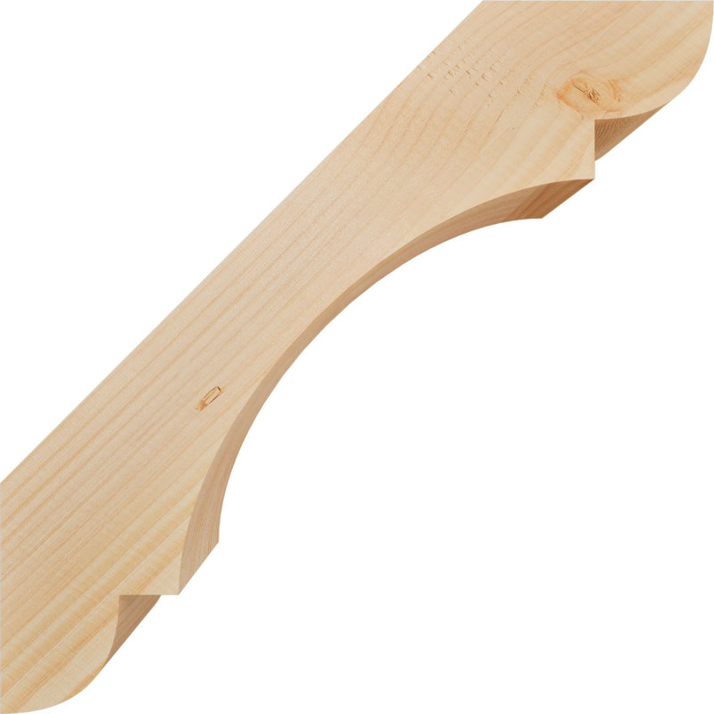 Attelle de genou olympique, Sapin de Douglas, H 20 po x l 5,5 po x P 20 po, Attelle lisse