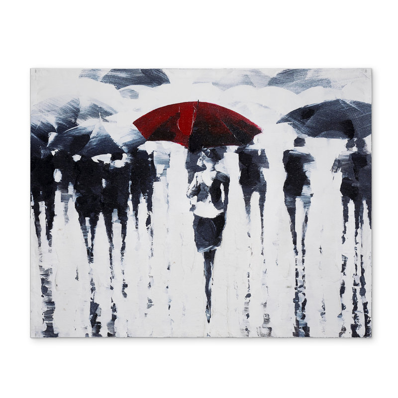 Figurative Modern Blue Placemat - Abstract Silhouettes Design