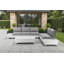 Yacht 3 Piece Outdoor Sectional Grey-1667930703