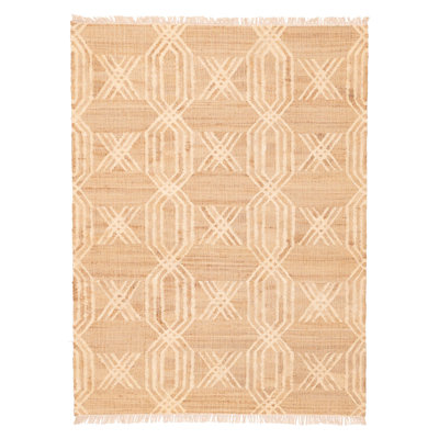 Palas Denizli Tan Kilim 5'7" x 7'6"