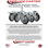 3.5 Inch SS Thermoplastic Rubber Wheel Swivel 1-7/8 Inch Expanding Stem Caster Set 2 Brakes SCC