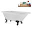 Baignoire sur pattes 62 ", plateau, bonde, pattes 62" Streamline-101628982-102218227