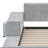 Upholstered Grounded Bed, Child Bed With Bedside Desk And Little Round Stool-1669820255-1669820249