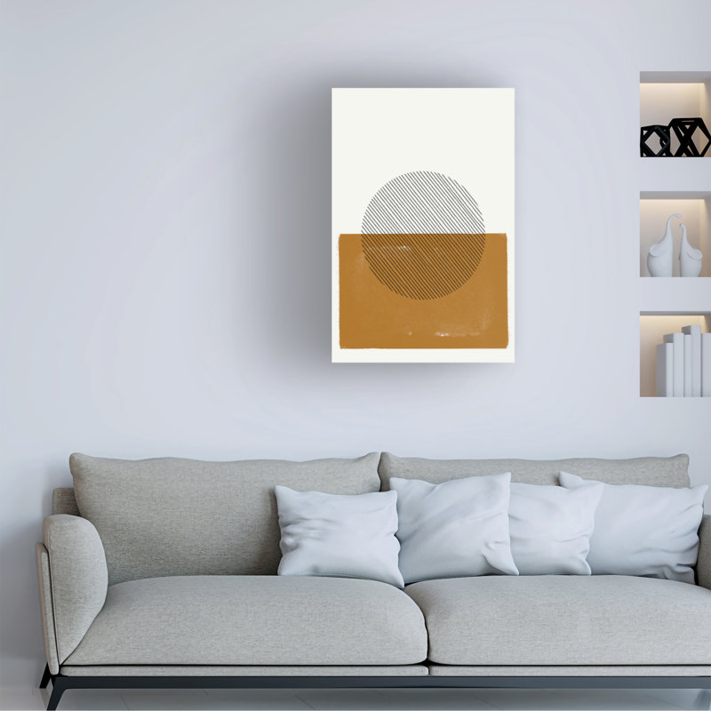 Œuvre bolognaise simple sur toile, H 47 po x l 30 po