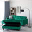 Comeaux 4 Seater Velvet Sofa Bed-1580618469