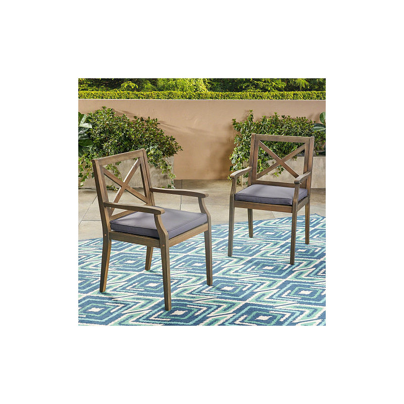 Chaise avec 2 coussins Perla