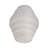 Textured Staggered Vase, White-684365145