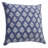 20" X 20" Twilight Blue And White 100% Cotton Geometric Zippered Pillow-425905096-430725522