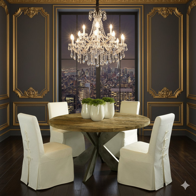 Marjoe Round Dining Table