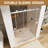 56-60 " W X 76 " H Double Sliding Frameless Shower Door 5/16" Tempered Glass with Explosion-Proof Film, Stainless Steel Hardware, Brushed Nickel-112965279