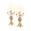 2 Piece Resin Tabletop Candelabra Set