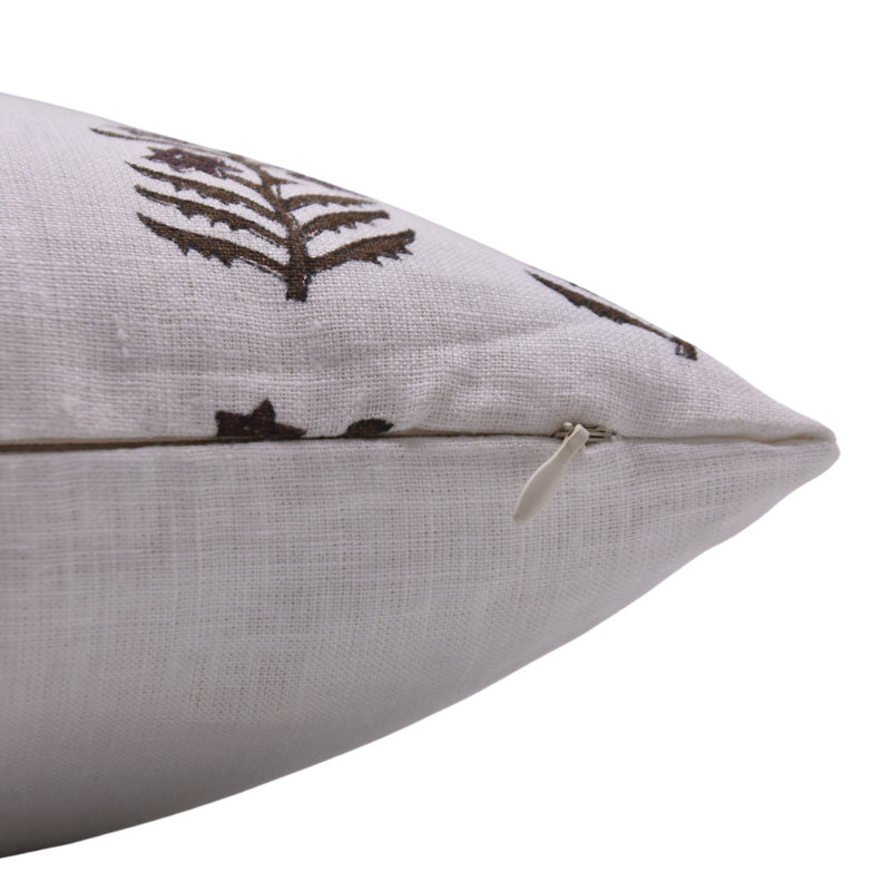 Housse de coussin intérieur / extérieur Floral Linen, H 26 po x l 26 po