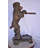 Standard Poodle Dog Hooding A Ring Bronze Statue - Size: 18"L X 13"W X 34"H.