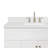 Hamlet 42.25 " W Freestanding Standard Free Standing 1 Single Vanity Bathroom Vanity With Carrara Quartz Top-94003710
