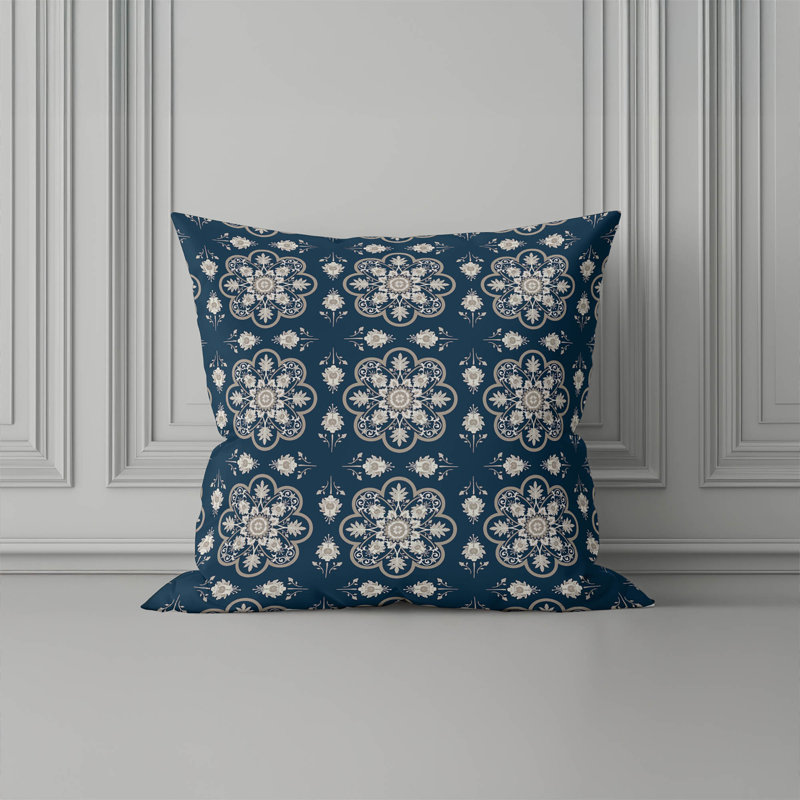Skye Indoor Throw Pillow, Blue, 18"H x 18"W
