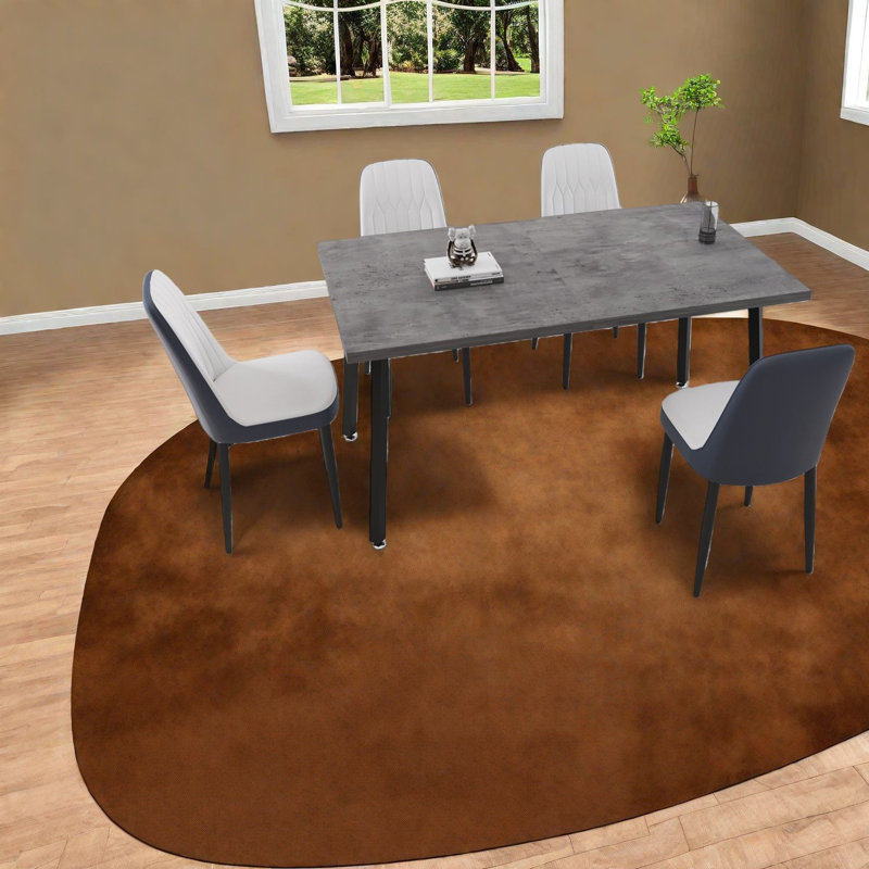Ensemble de table de salle à manger extensible moderne, en MDF et en polyuréthane, de style industriel pour les réunions de famille