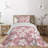Cherry Blossom Eclectic Polyester Floral Coverlet-41890316