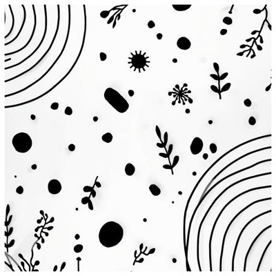 Édredon Abstract Doodles