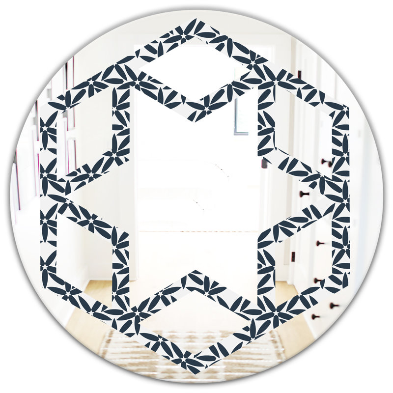 Miroir mural Hexagon Star, 23,6 po x 23,6 po