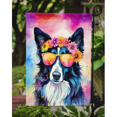 Drapeau de jardin Hippie Dawg