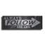 «Always Follow Your Dreams» par Mike Schick, art mural en métal-1553903133