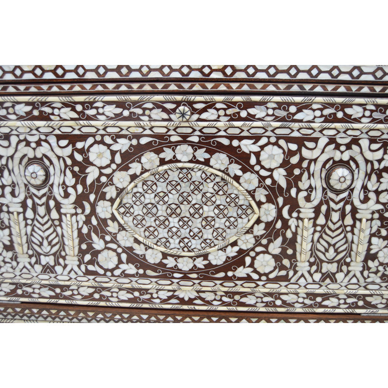 Syrian 39'' W Solid Wood Console Table