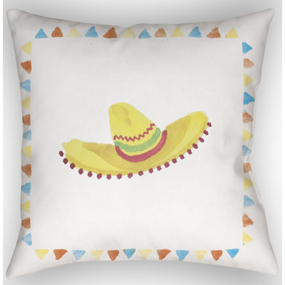 Sombrero Indoor/Outdoor Throw Pillow